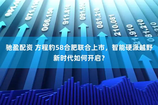 驰盈配资 方程豹58合肥联合上市，智能硬派越野新时代如何开启？
